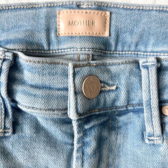 Mother The Insider Crop Step Fray Straight Jean in Limited Edition Size 26 - Picture 6 of 9